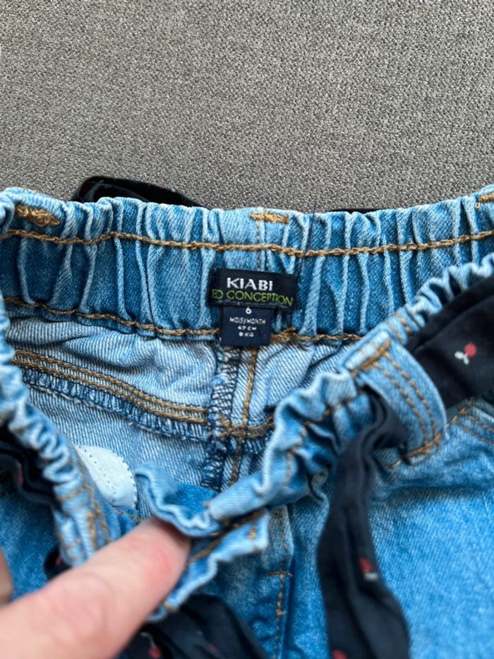 Short en jean Kiabi 6 mois - photo numéro 4