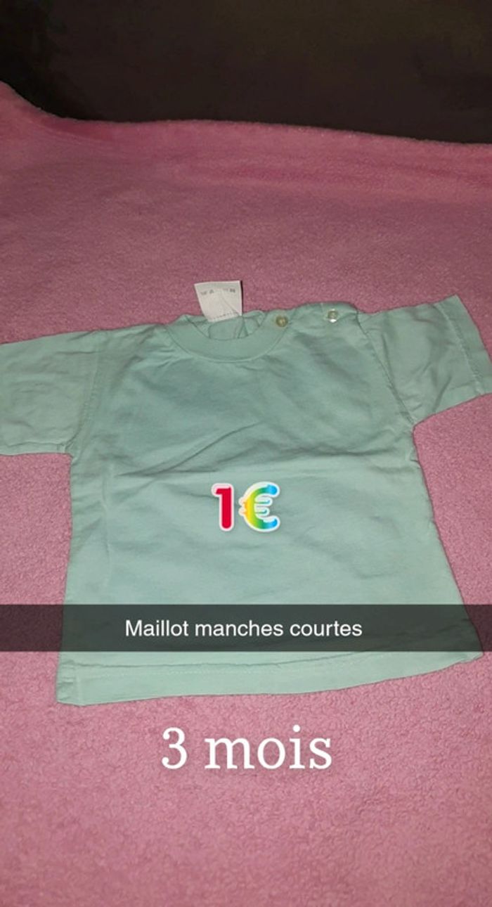 Maillot uni garçon