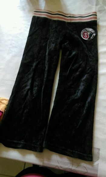 Pantalon velours violet