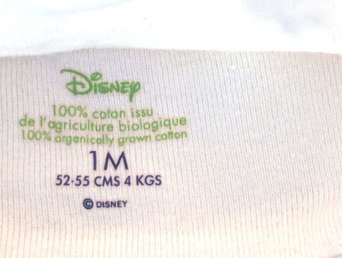 Petit Bonnet Disney Blanc Motif Dessins Têtes Minnie Etoiles Accessoire Petits Enfants Bébés - photo numéro 5