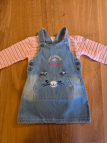 Robe salopette et T shirt Lee Cooper