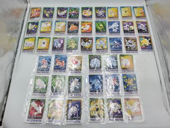 Cartes Pokemon Carddass 1997 en Très Bon état