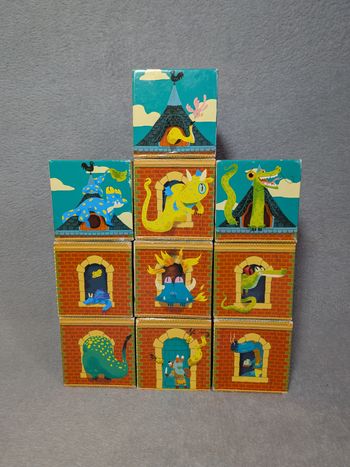 Puzzle - 10 Cubes - Château Fort - Djeco