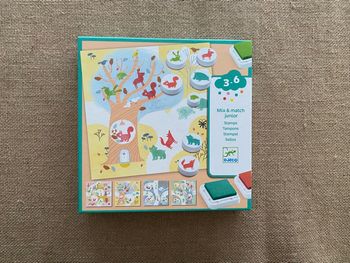 Jeu de société Mix & match junior Tampons Djeco