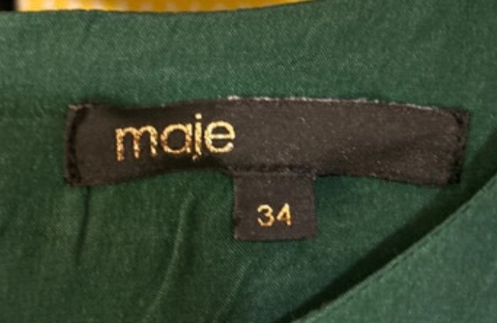 Robe maje verte avec des fleurs - photo numéro 5