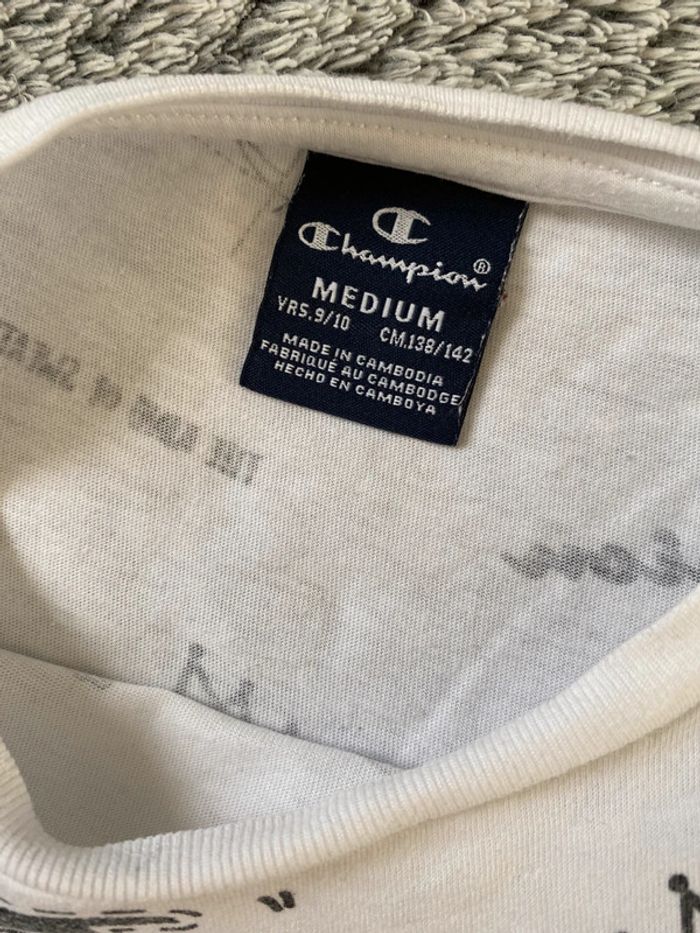 Teeshirt manches courtes Champion - taille 9/10 ans - photo numéro 3
