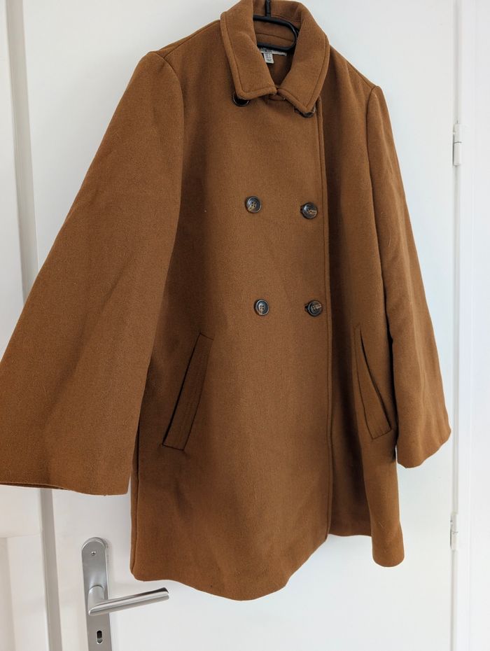 Manteau Zara Trafaluc camel – Taille L – Excellent état - photo numéro 2