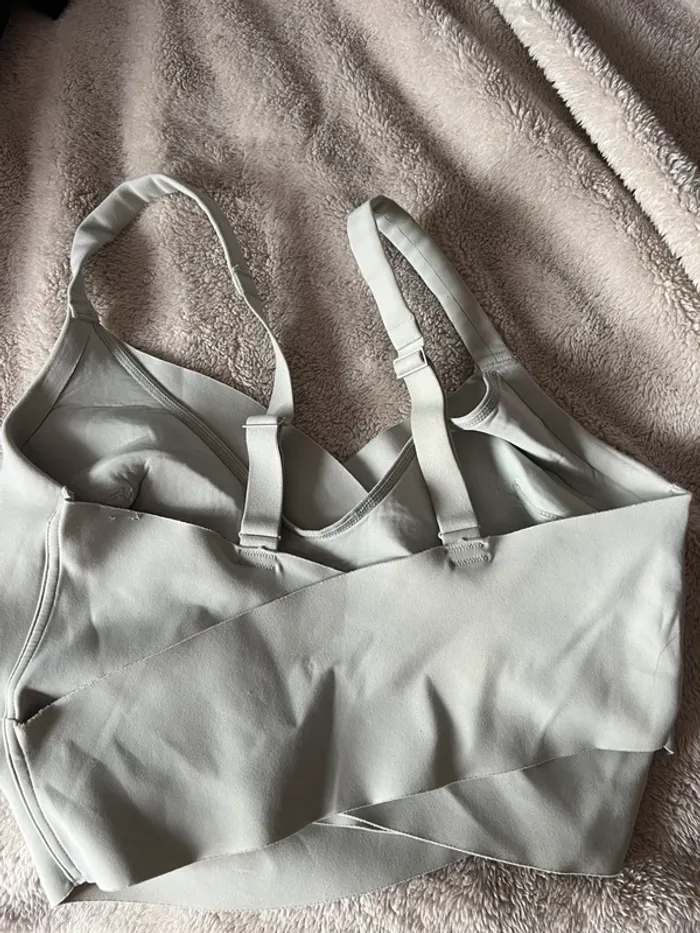 Soutiens gorge / brassière de sport vert eau - photo numéro 2