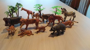 Lot 12 animaux savanes
