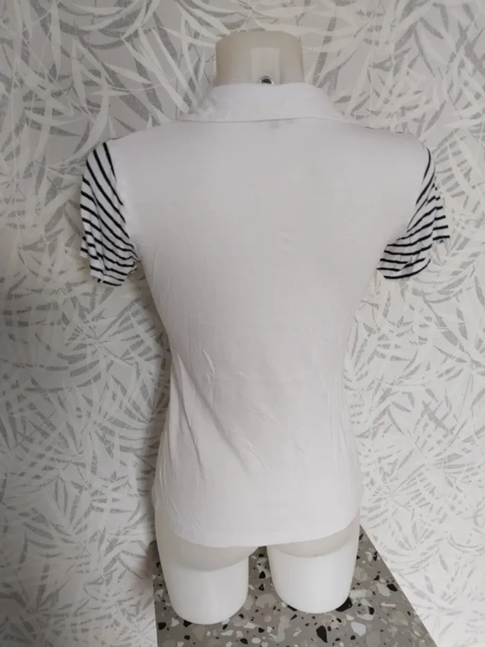 Polo rayée femme marque Grand Voile taille 36 S - photo numéro 6