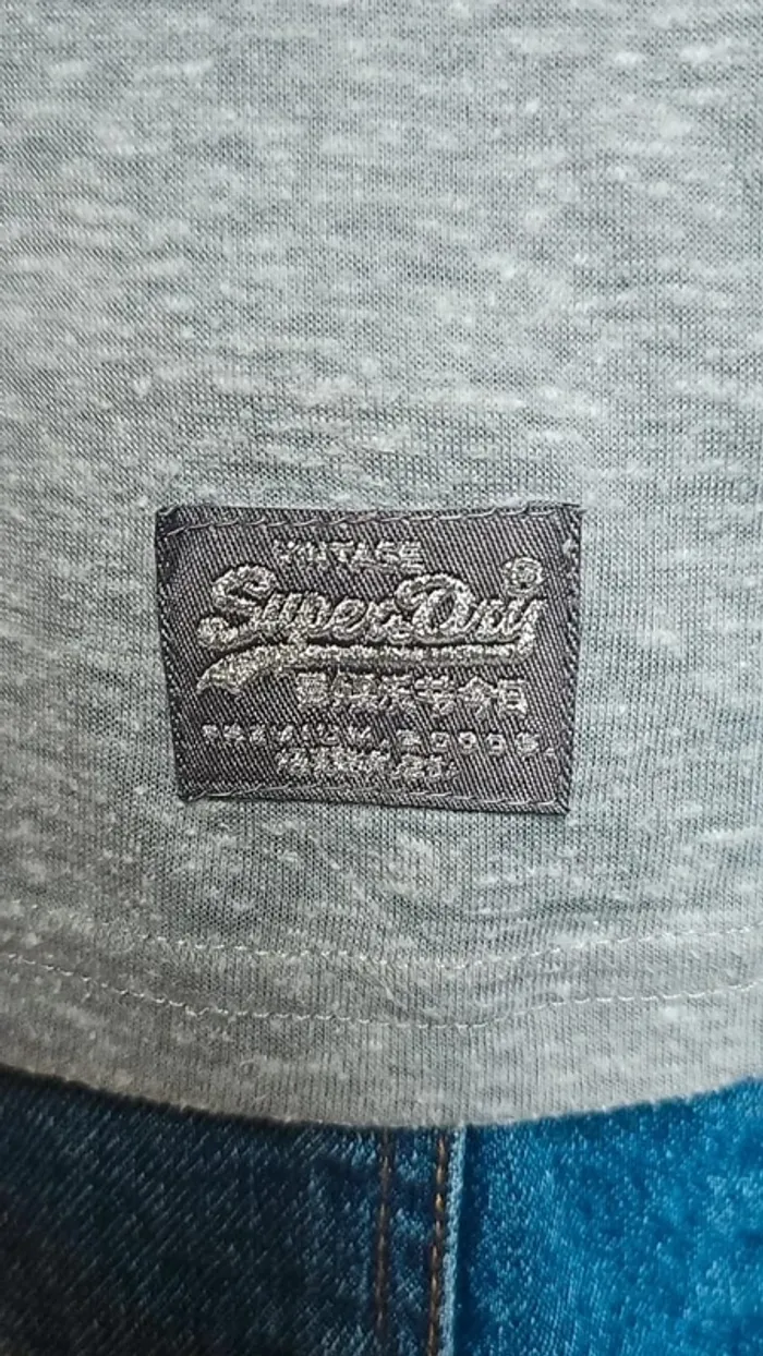 Tee shirt superdry gris L - photo numéro 3