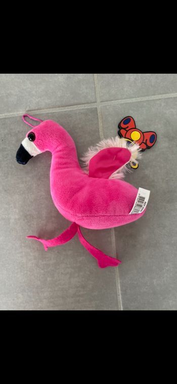 Peluche neuve Flamant rose