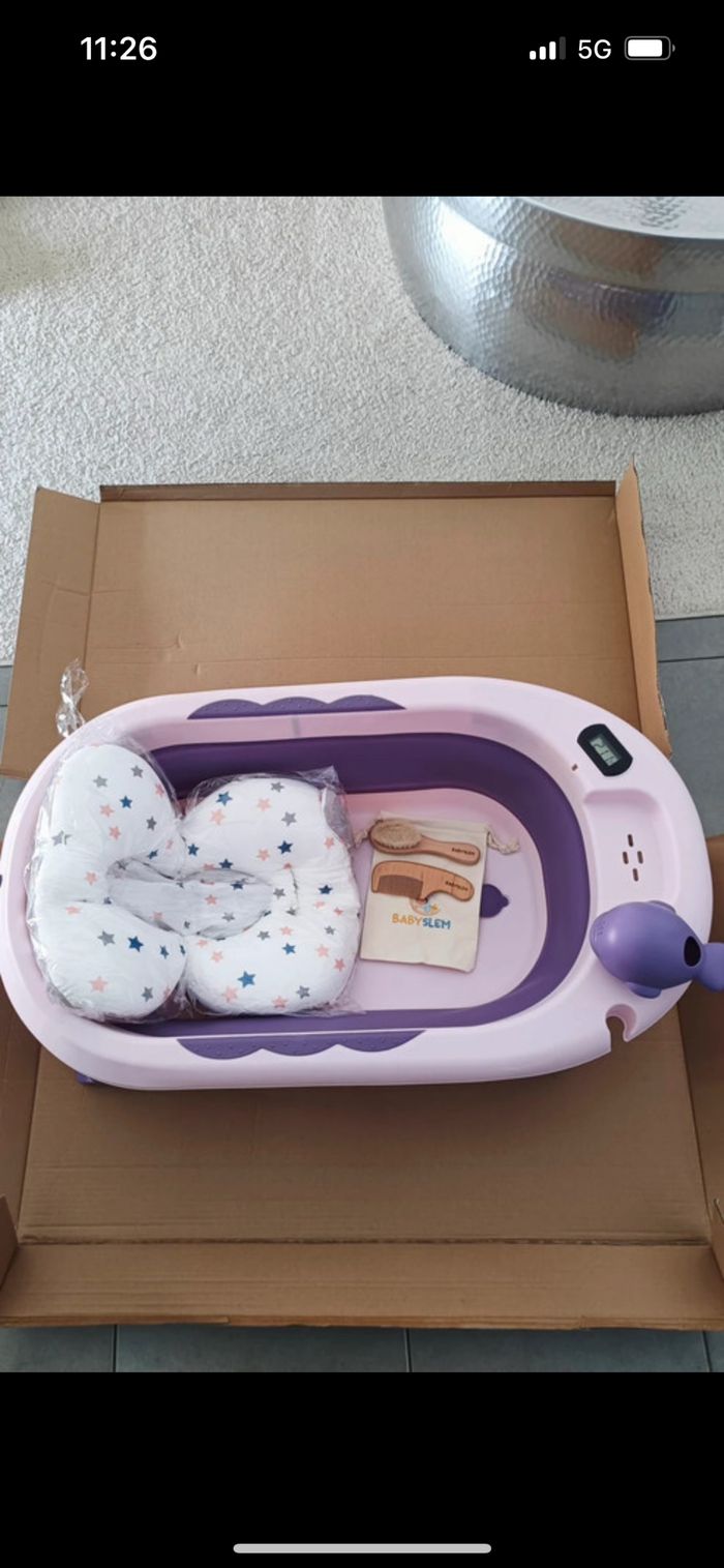 Baignoire bébé pliable - photo numéro 2