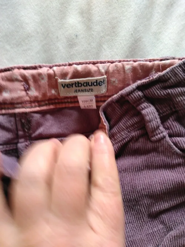 Pantalon Fille 5 ans Vertbaudet - photo numéro 2