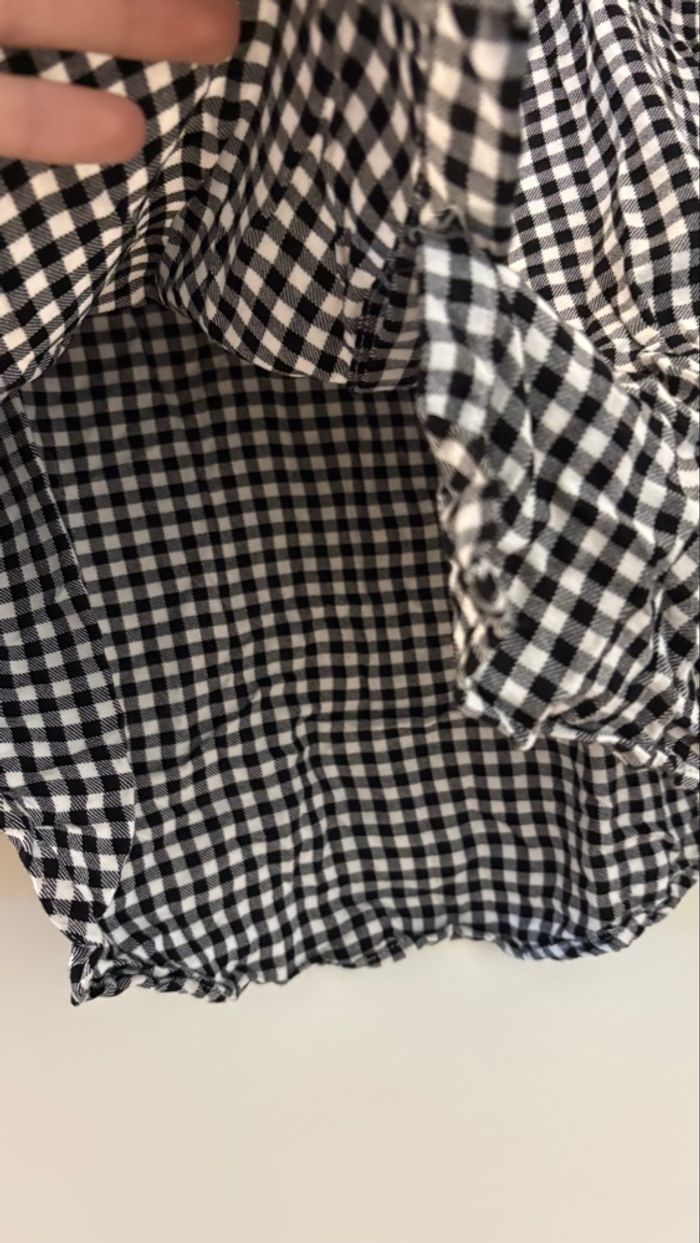 Chemise à manches longues Vichy femme L - photo numéro 5