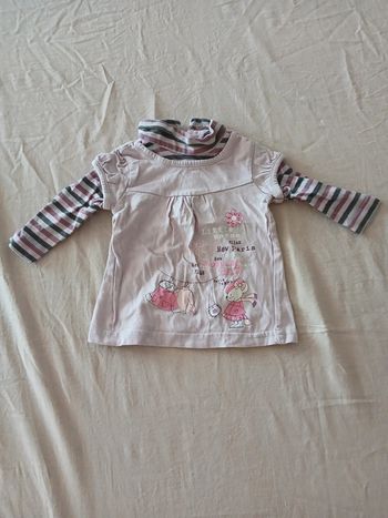 Tee-shirt manches longues 3 mois