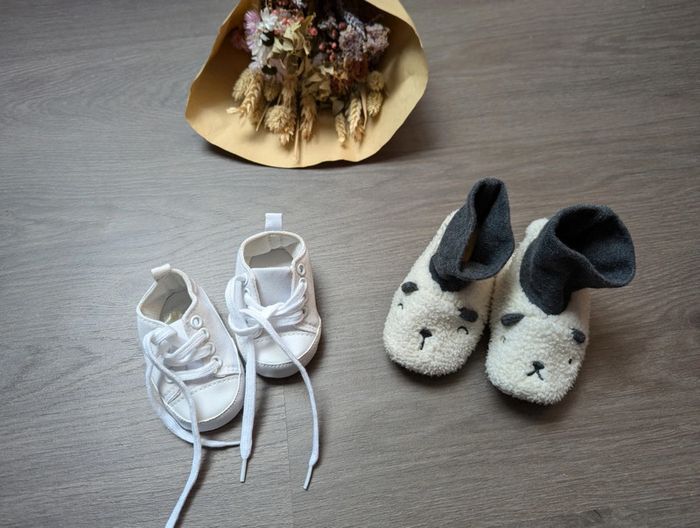 Lot de paires chaussures et chaussons mixtes