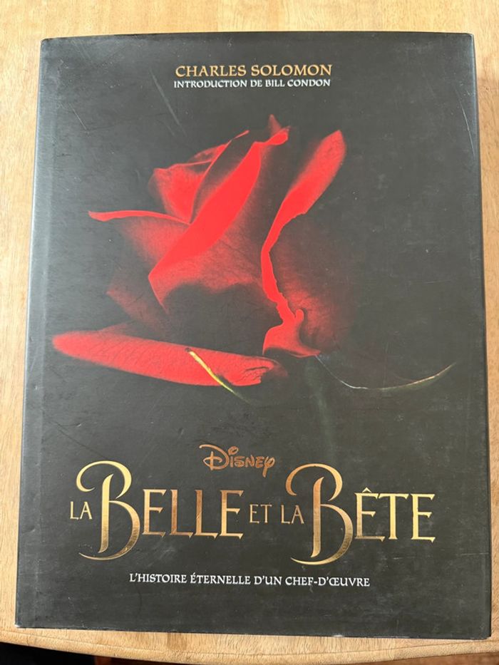 Grand livre rare Disney La Belle et la Bête - L’Histoire éternelle d’un chef d’œuvre Charles Solomon