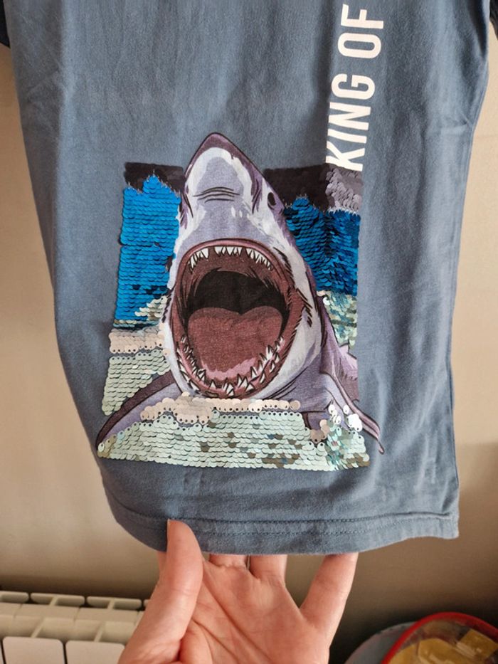 Tee-shirt garçon 👦 requin 🦈 - photo numéro 5