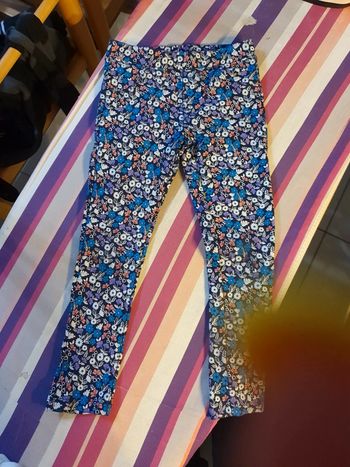 Leggins fleuris 5 ans