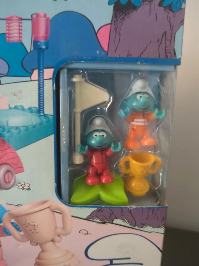 mega bloks les schtroumpfs la course - photo numéro 2