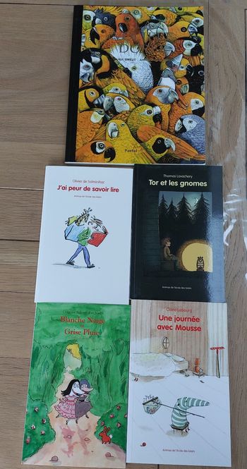 Lot de 5 livres Ecole des Loisirs