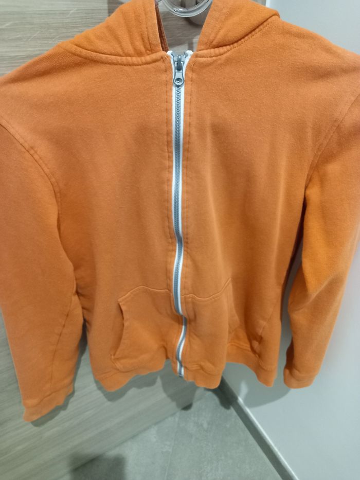 Gilet garçon orange à  capuche 14 ans - photo numéro 10