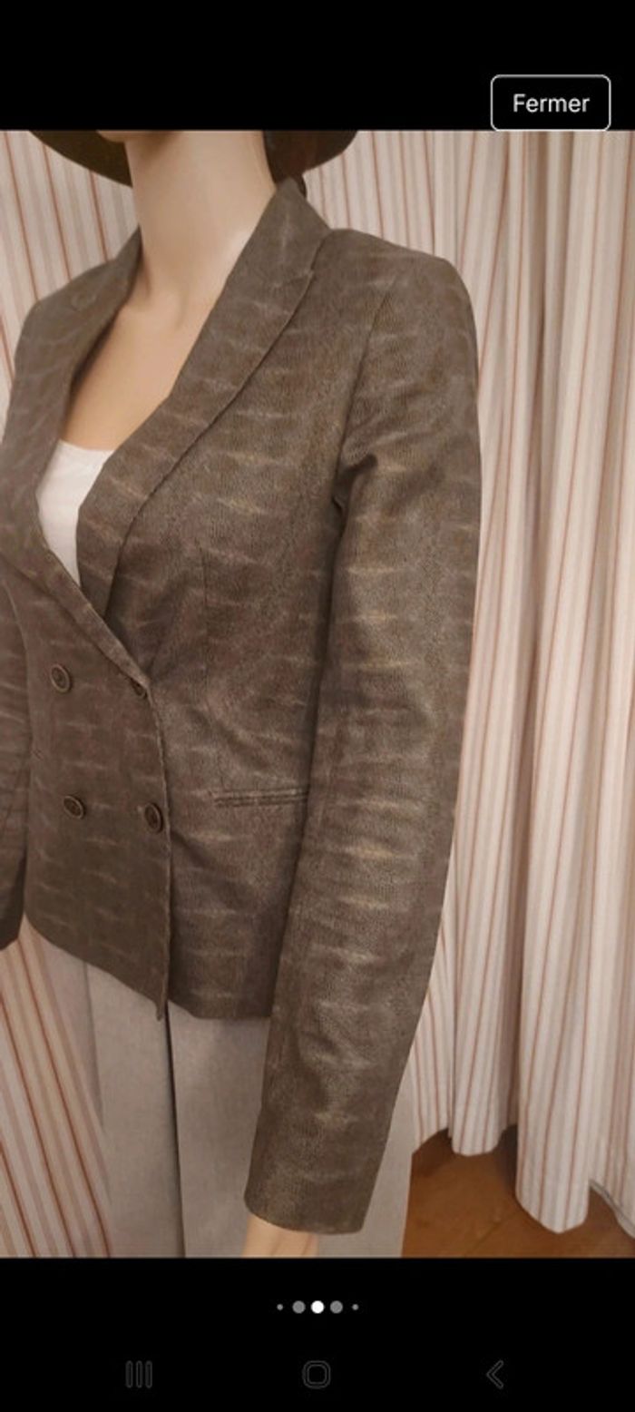 Blazer Maison Scotch p'tite taille 34/36 - photo numéro 4