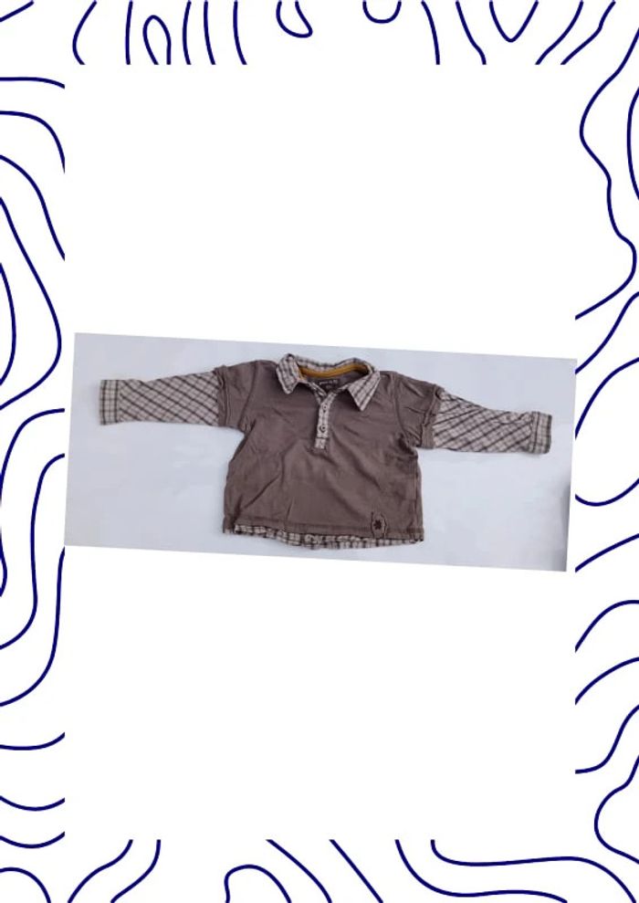 Polo 18 mois Grain de blé