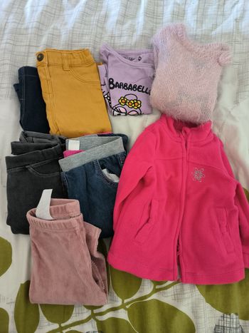 Lot vêtements 9m automne hiver fille