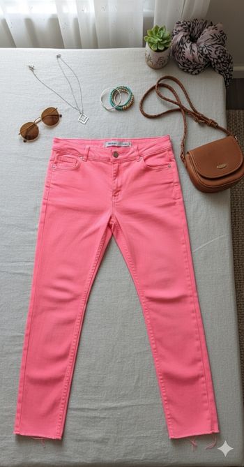 Jean skinny Fluo 9/10 ans