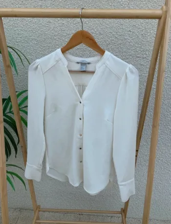Chemisier blanc h&m fluide