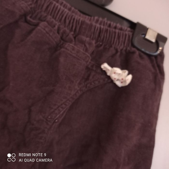 Pantalon velours marron 2ans - photo numéro 3