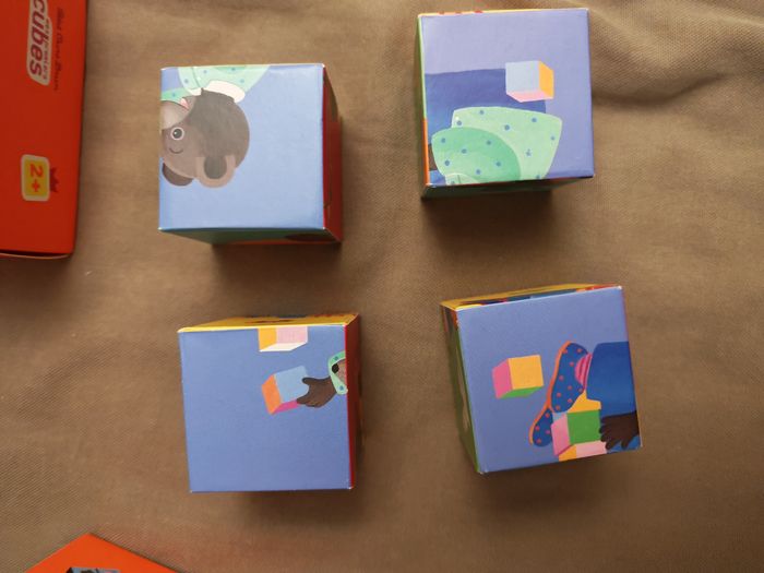 Puzzle cubes petit ours brun - photo numéro 7
