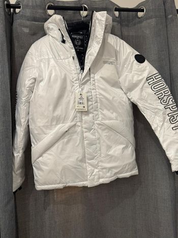 Doudoune blanche Horspist – taille S - neuf
