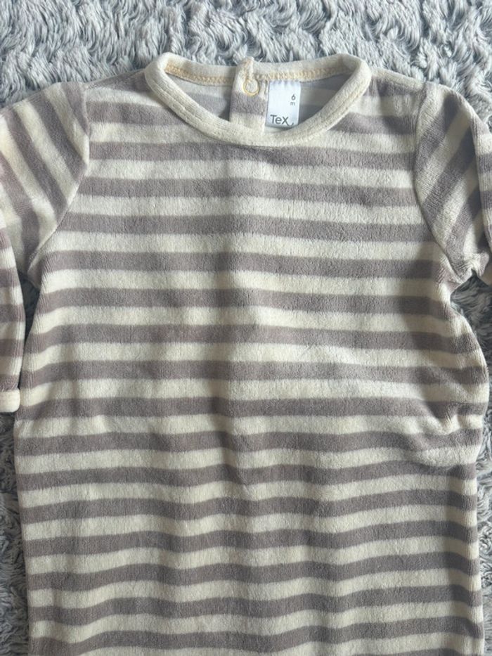 Pyjama velours Tex 6M - photo numéro 2