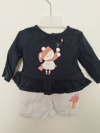 Short T-shirt 3 mois