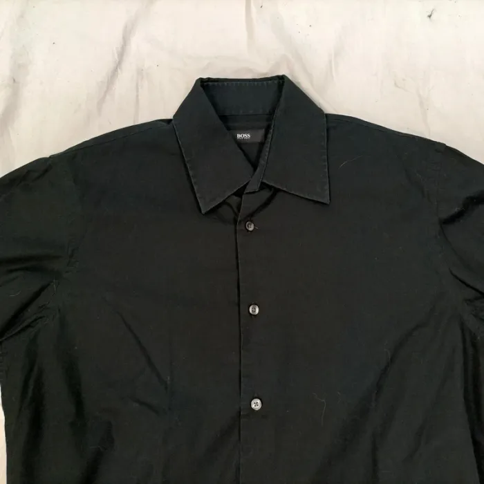 Chemise à manches longues noire - Hugo Boss - 32/33 A1086 - photo numéro 3