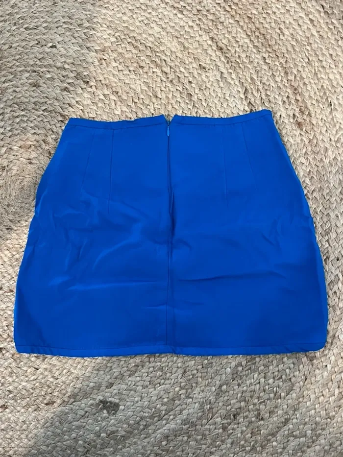 Jupe bleu électrique Zara - photo numéro 3