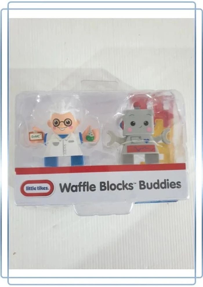 Figurines little tikes waffle blocks buddies, neuf mais boite abimée