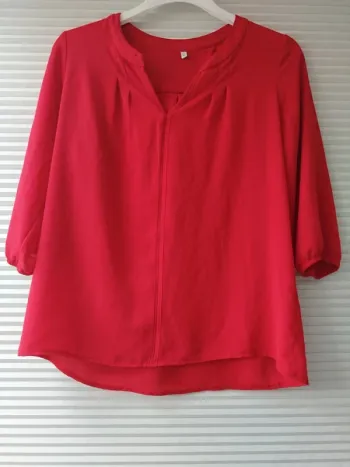 Tunique rouge - plus collection - taille 42
