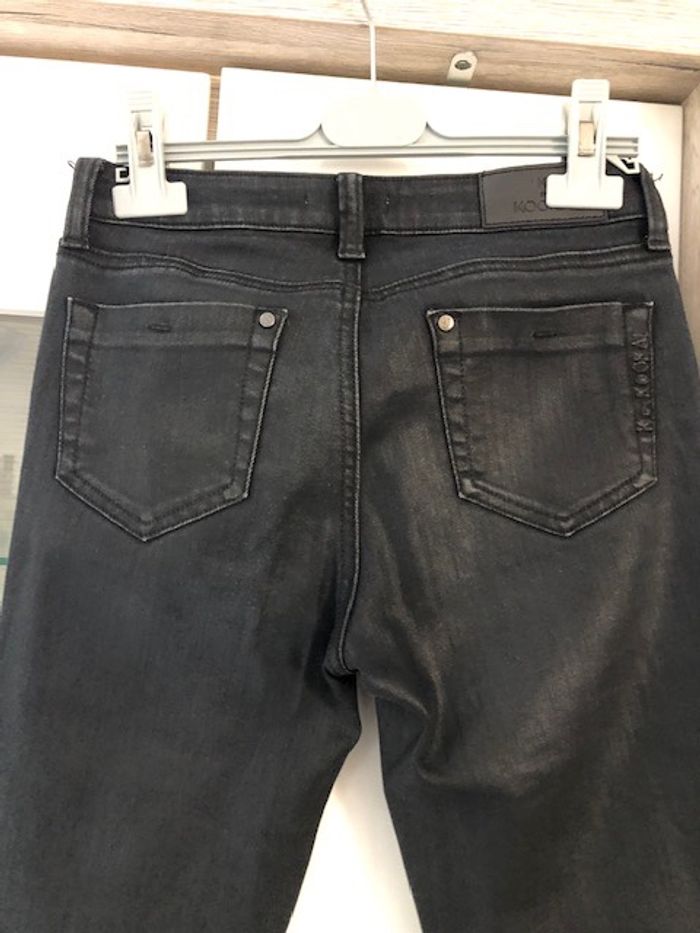 Pantalon noir brillant kookai Xs - photo numéro 6