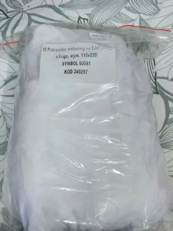 Housse en velours pour fauteuil massage 110X220 cm neuf