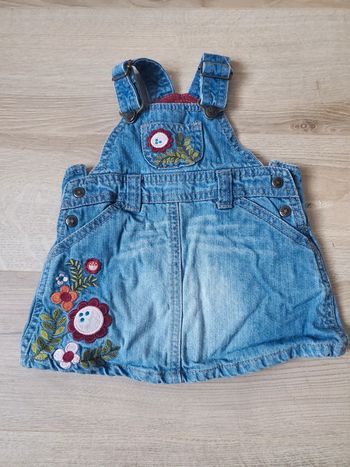 🌴 Salopette robe en jean h&m taille 2 4 mois