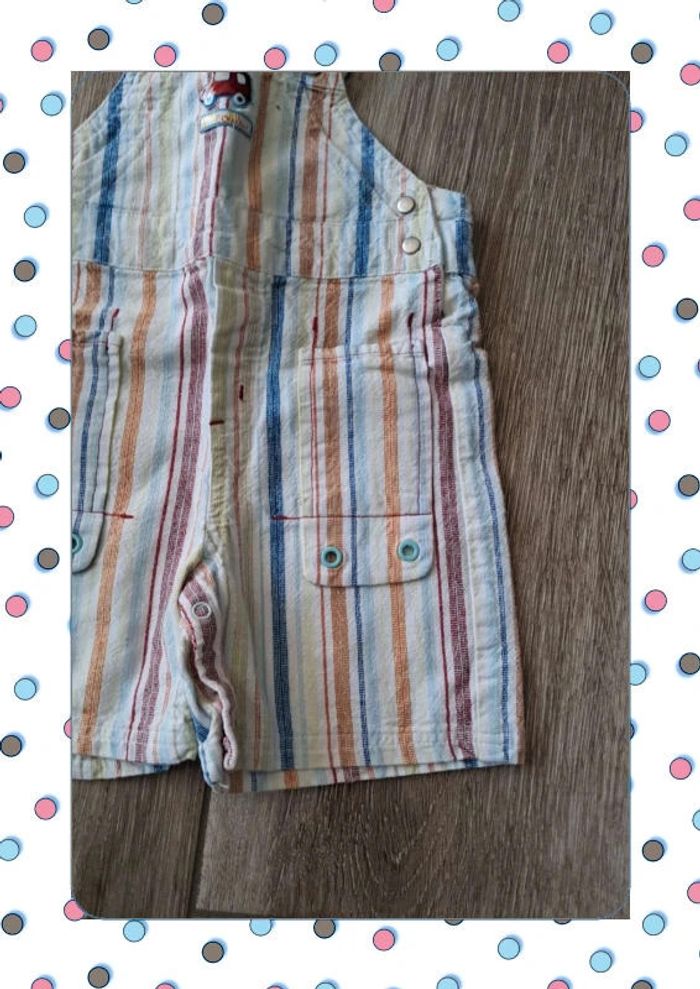 Salopette 12 mois – Boutons-pression à l’entrejambe - photo numéro 4