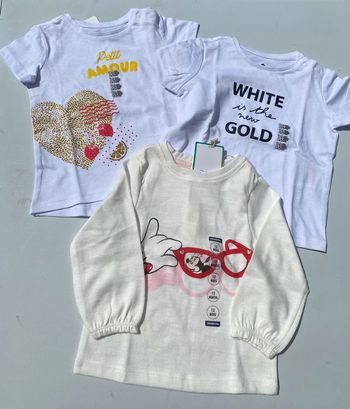 Lot tee-shirts fille Z