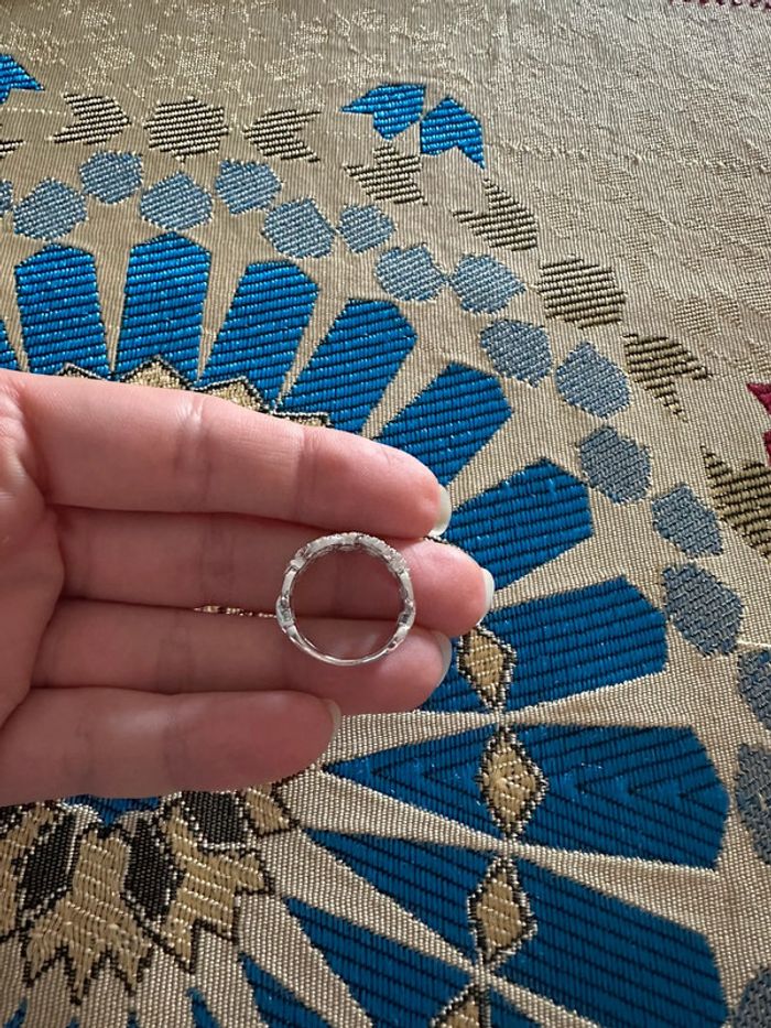 Bague en argent 925/1000ème taille 52 - photo numéro 4