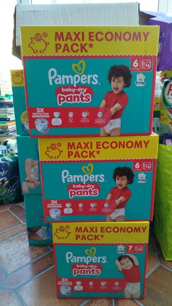 Lot de 3 paquets de couches
