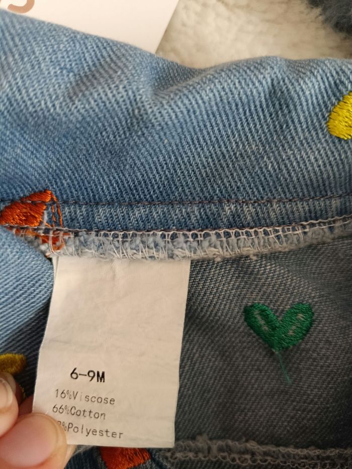 Veste en jean 6 mois - photo numéro 2