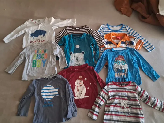 10 Tees-shirt 18 mois